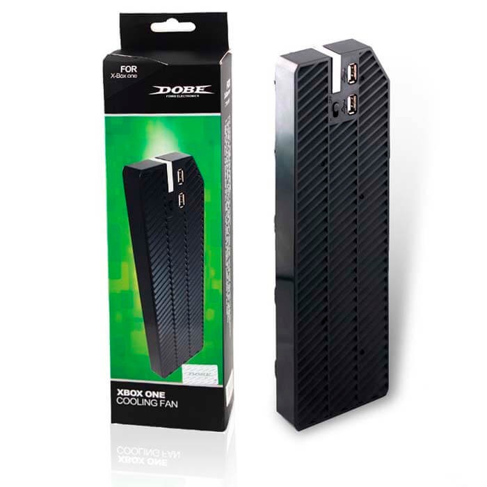 Cooler Externo Com 3 Ventoinhas Fan Para Console Xbox One Fat Dobe Tyx