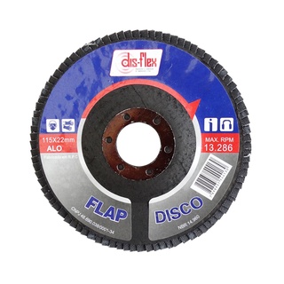 Disco Flap para Desbaste 115x22mm Grao 100 Disflex