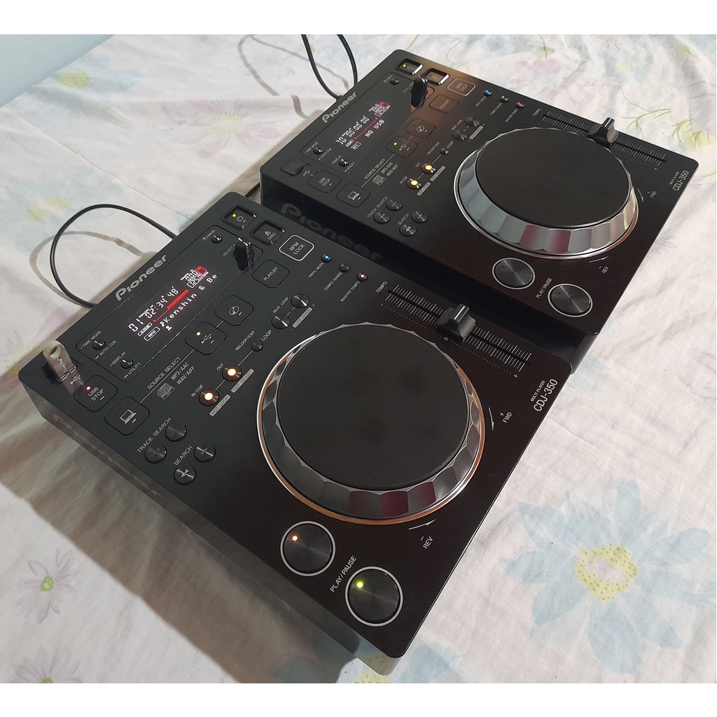 CDJ 350 Pioneer DJ Par Black | Shopee Brasil