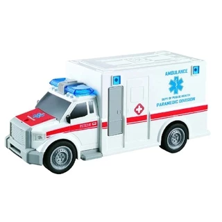 Ambulância com luz e som de fricção 1:20 639- Shiny Toys