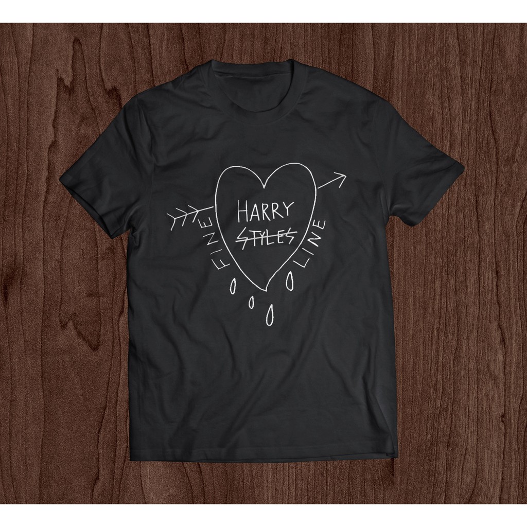 camiseta harry styles fine line preta unissex one direction 1d fine line tshirt