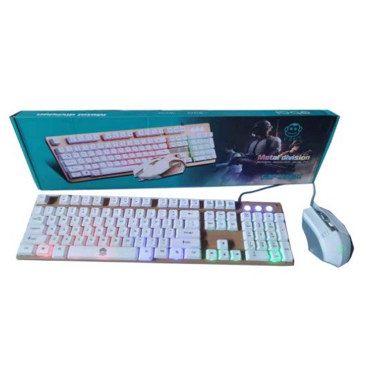Kit Teclado Mouse Seme Mecânico Metal Division Fzf-k3632 | Shopee Brasil