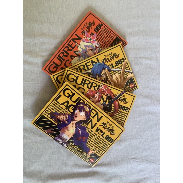 Mangás Gurren Lagann 1,2,3,4 Shopee Brasil