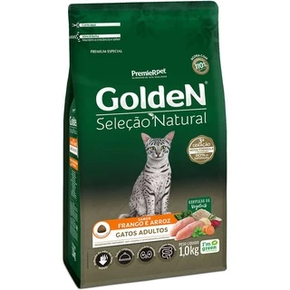 Ração Golden Seleção Natural para Gatos Adultos 1kg