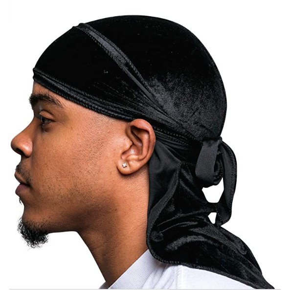 Bandana Durag Veludo Touca Hip Hop Trap Rapper Waves Envio Emediato