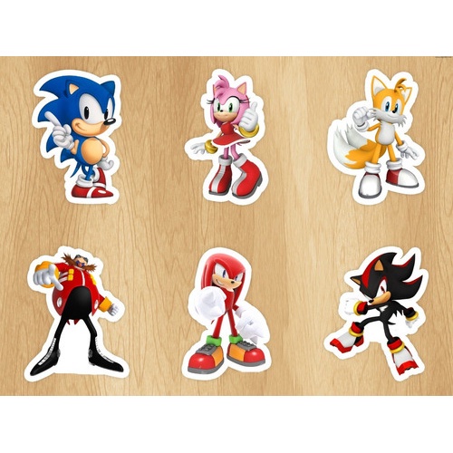 Bolos e Docinhos para Uberlândia e Região: Bolo com cobertura de chantili  com decoração topper dos personagens do jogo Sonic