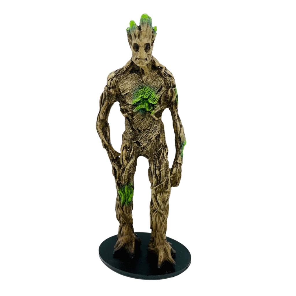 Boneco Groot Adulto Filme Guardiões da Galaxia Estatua Miniatura  Colecionavel Resina