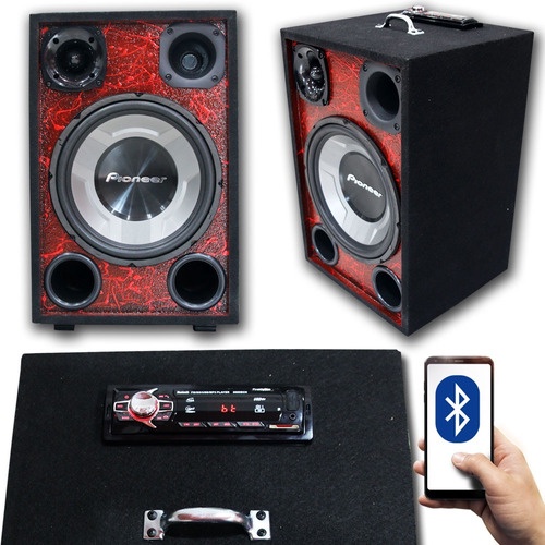 Caixa Áudio Portátil Bluetooth 950 W Rms Sub Pioneer Taramps