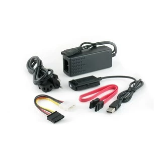 Adaptador para CD, DVD-RW, Hard Disk SATA e IDE, suporta todo tipo de sistema, externo, USB 2.0