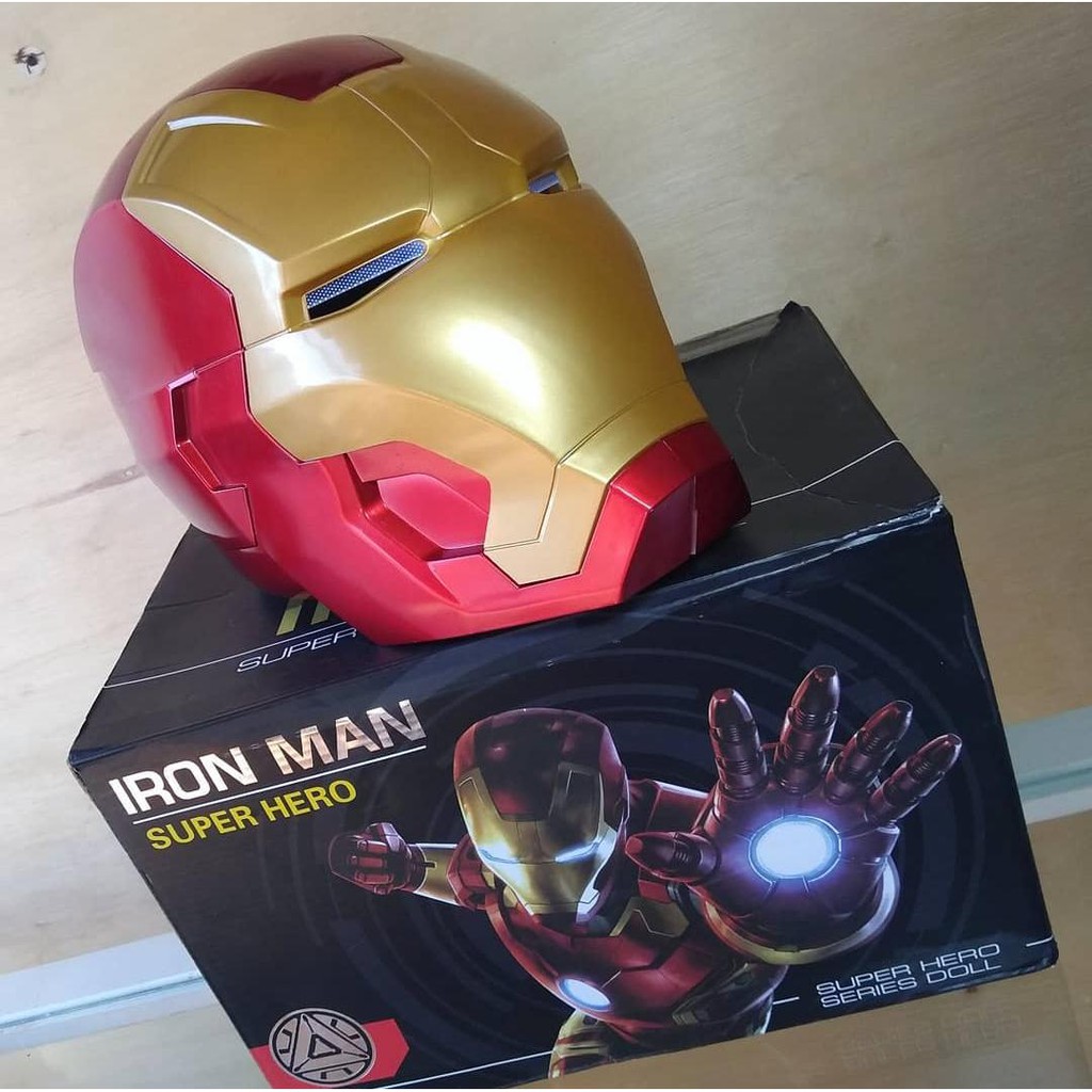 Capacete Cosplay Decoração Homem de ferro.