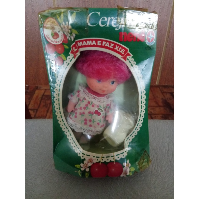 boneca cerejinha nenê coleção moranguinho | Shopee Brasil