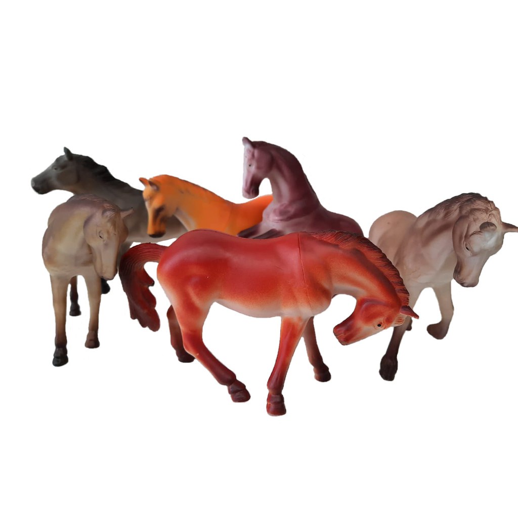 jojofuny 6 Unidades Cavalo De Relógio Miniaturas De Cavalos Brinquedos  Legais Para Cavalos Brinquedos De Cavalos Pequenos Brinquedo Infantil  Plástico Filho Animal Cavalo Pulando