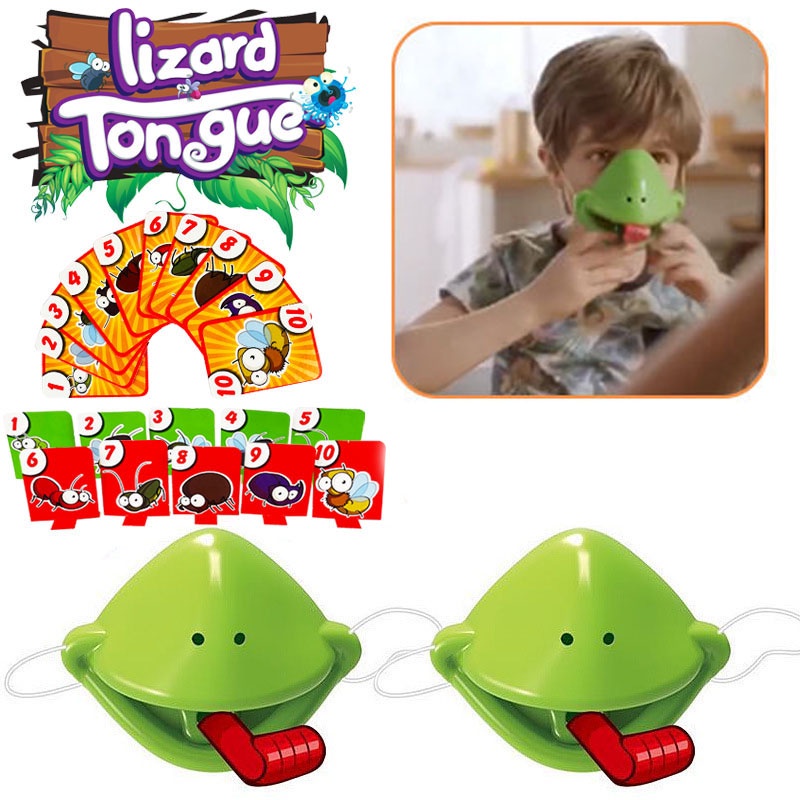 Jogos divertidos língua para fora jogo língua jogo de quebra-cabeça com  sapo língua design ser rápido para lamber os bugs camaleão jogo de memória  brinquedos - AliExpress