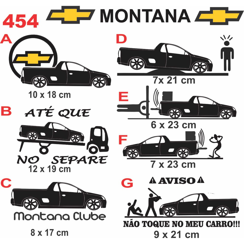 Adesivo Personalizado Da Montana 1ºgeração , 1 Unidade | Brasil - Foto 10