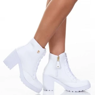 Bota coturno feminino cano curto pra todas ocasiões