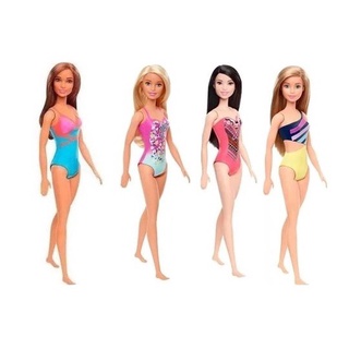 Boneca Barbie - Moda Praia - Maiô Florido - Mattel