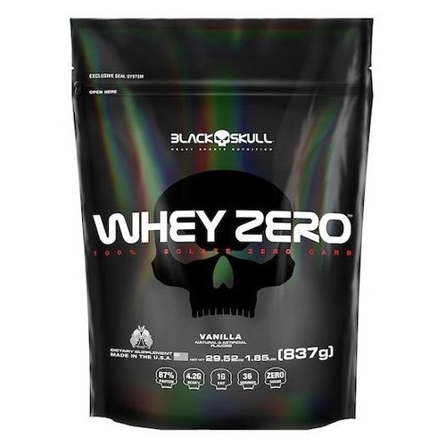 Whey Zero 837g Black Skull