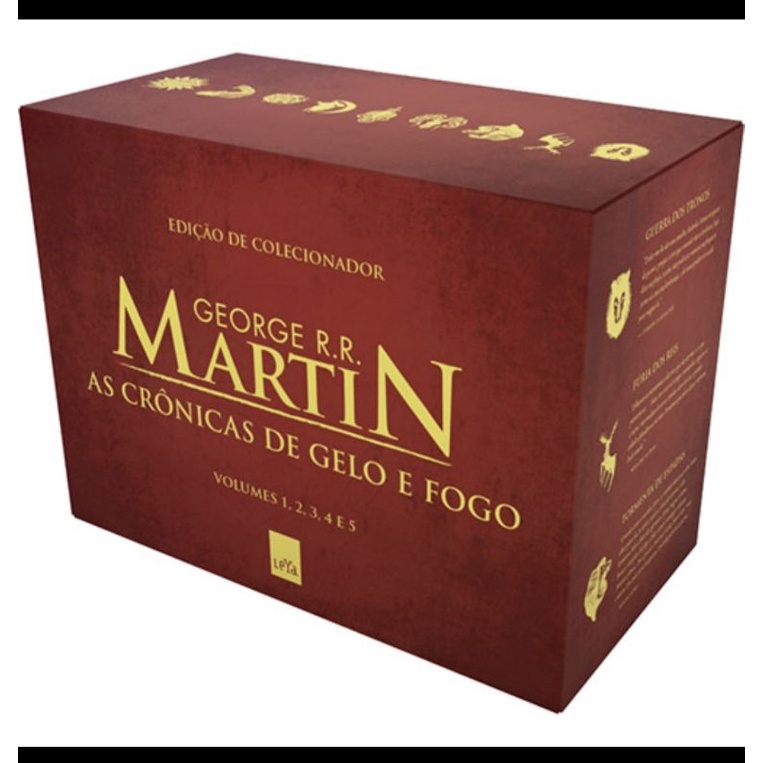 Box - As Crônicas De Gelo e Fogo - Pocket - Edição De Luxo | Shopee Brasil