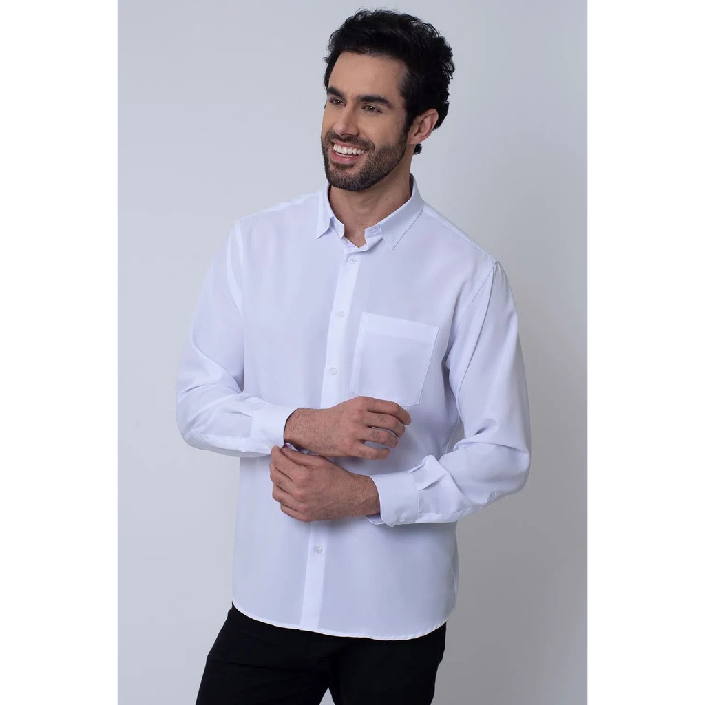 Camisa social best sale de microfibra