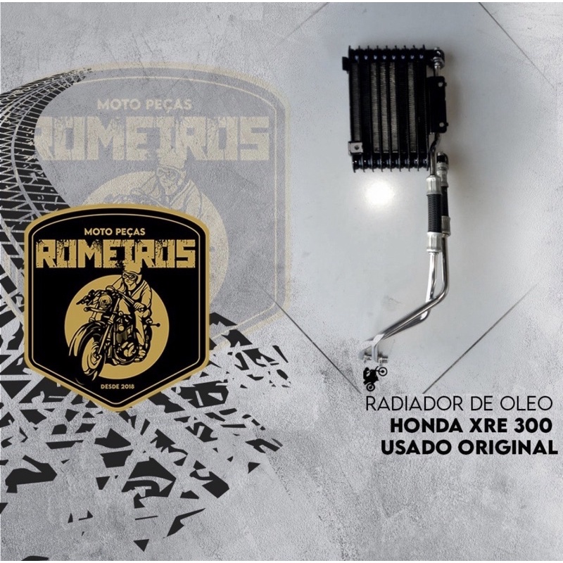 Radiador de Óleo HONDA XRE300 Usado Original