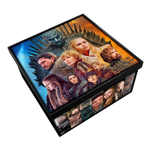 Game Of Thrones Serie Seriado Caixa Organizadora Madeira Mdf