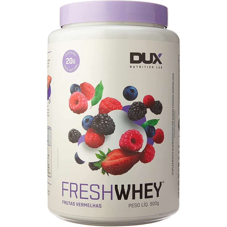 Fresh Whey Frutas Vermelhas Pote 900g – Dux Nutrition