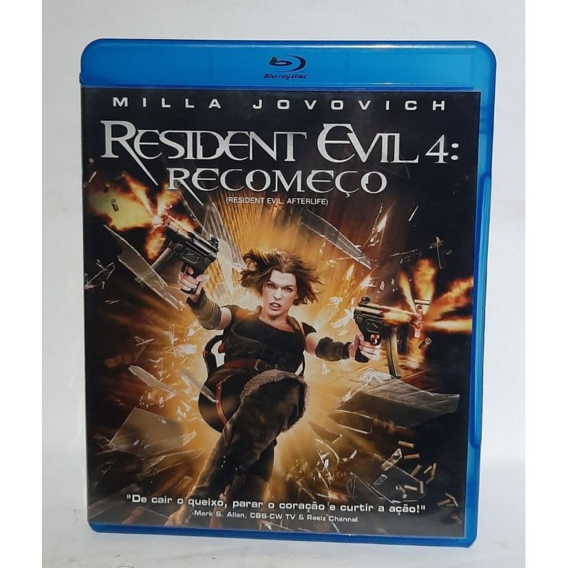 Resident Evil 4 Recomeço - Blu Ray 3D Filme Ação