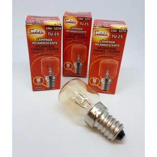 Lâmpada Para Fogões E Fornos Tu-25 15w 127v ou 220v E14 ***Promoção***
