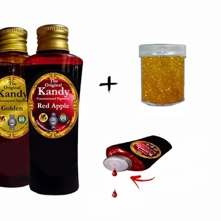 Tinta Kandy Concentrada 2 unidades 60ml + 25g Metal Flakes