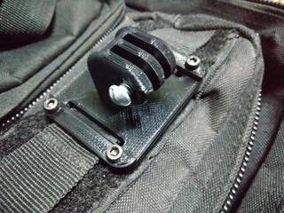 Suporte De Gopro Reforçado Para Colete Tático Modular Molle Policia Militar Hero 3 4 5 6 7 Mount