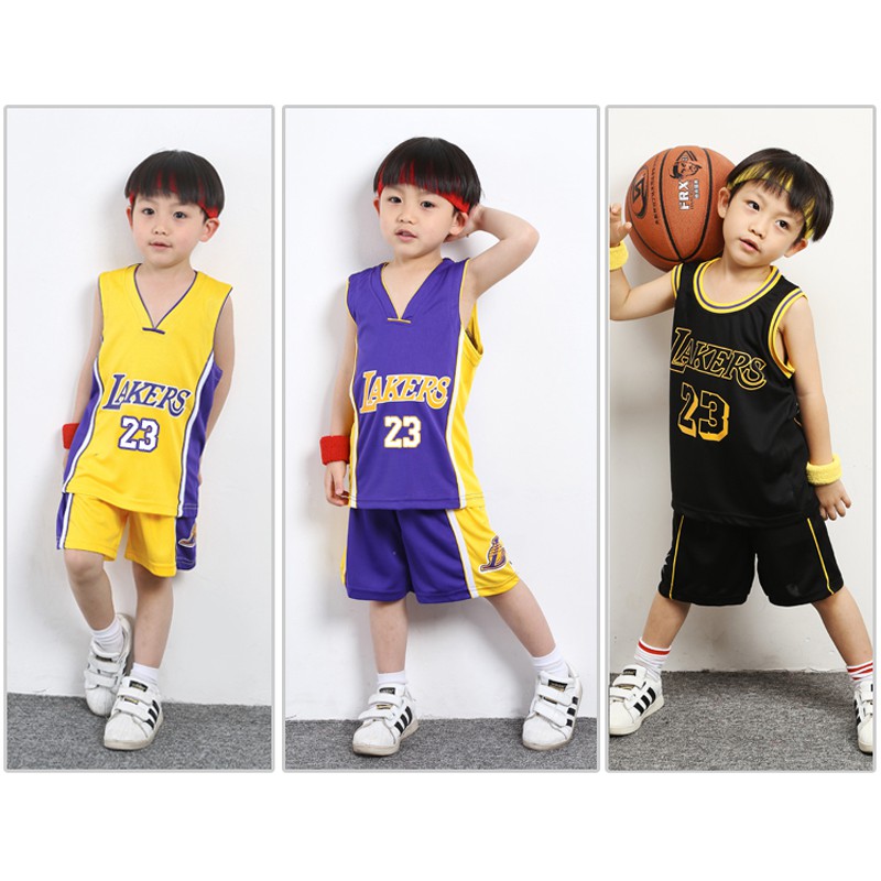 Kids lebron cheap lakers jersey