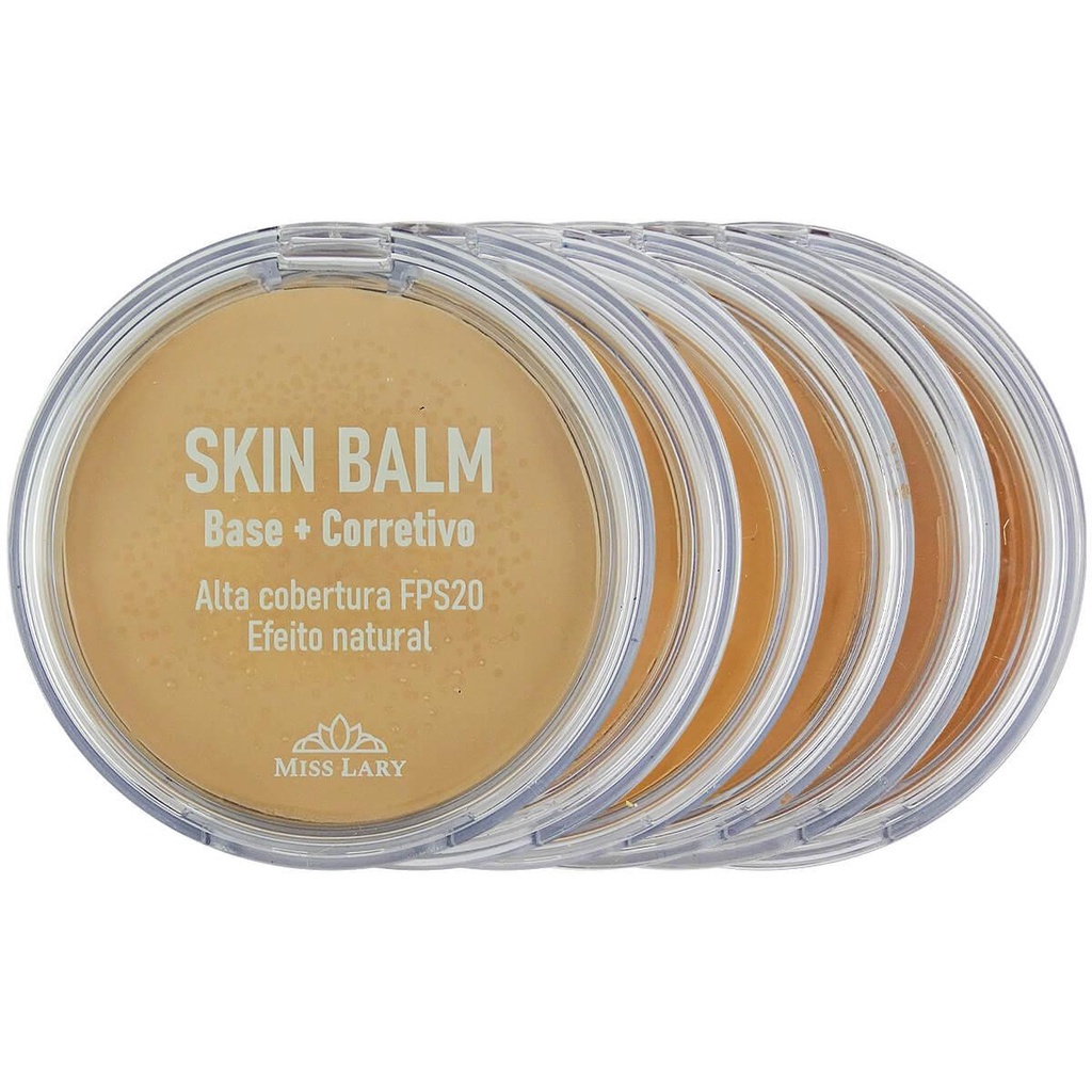 Skin Balm Base+Corretivo 20 FPS Miss Lary | Shopee Brasil