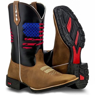 Bota Country Masculina Texana Cano Longo Rodeios Festa Agropecuária