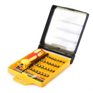 Kit Jogo de Chave de Precisão com 32 Peças TE-6032A Manutenção e Pequenos Reparos com Imã e Pinça