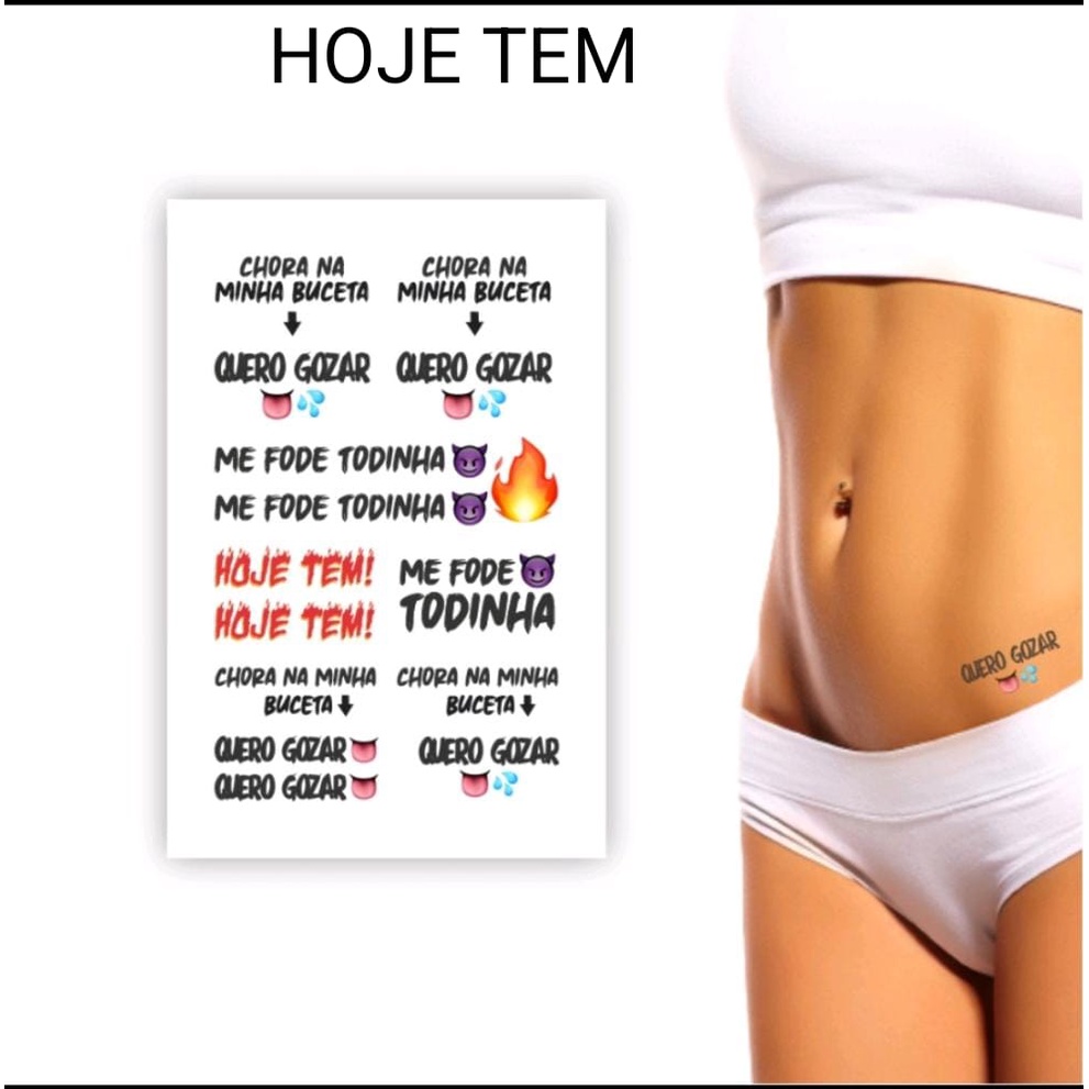 Combo com 5 Tatuagens Temporárias Íntima Código 26 | Depilação | Sedução |  Shopee Brasil