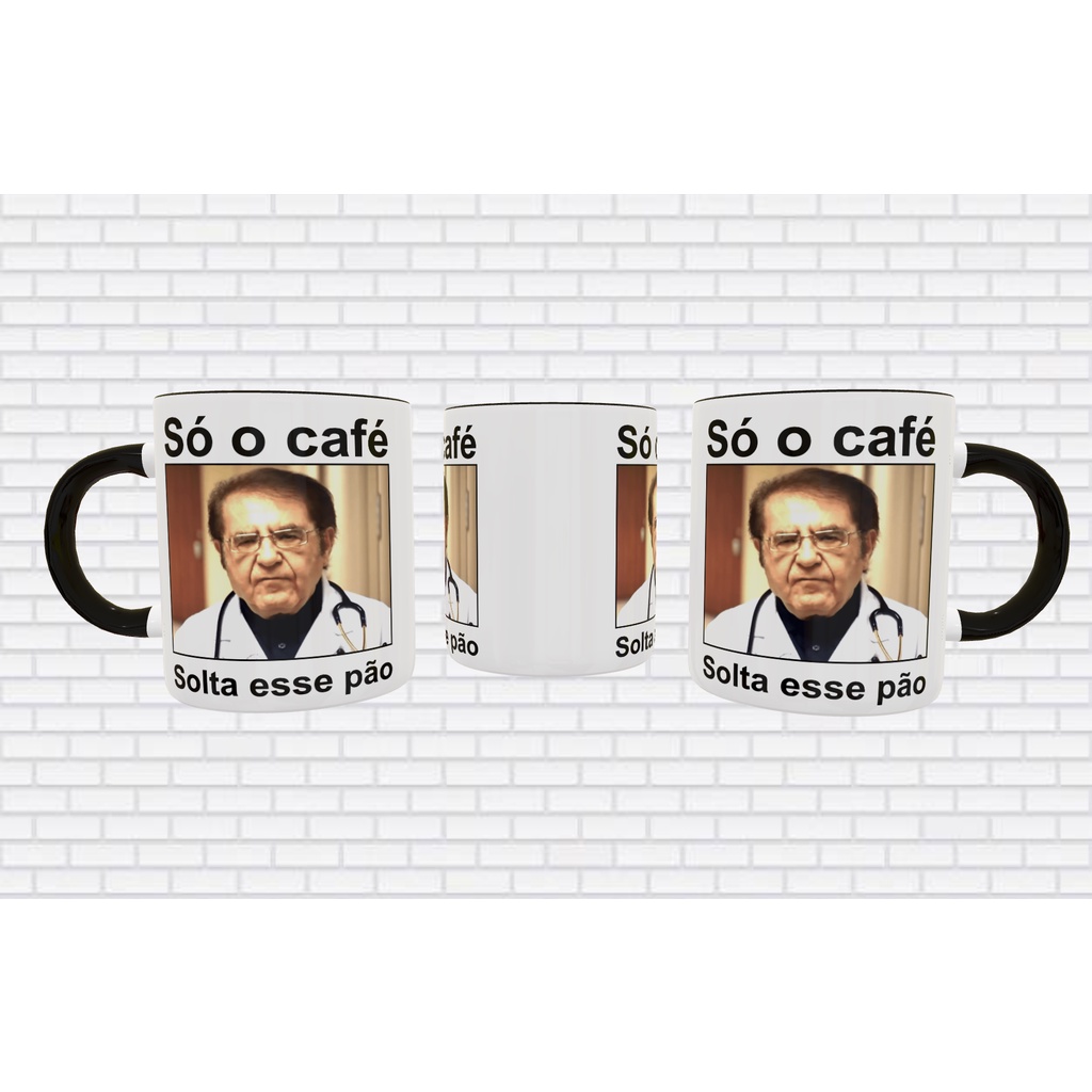 Caneca Porcelana Dr Nowzaradan (só Café, Solta Esse Pão)