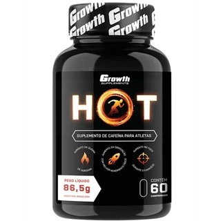 Termogênico Hot - 60 Comprimidos - Growth Supplements