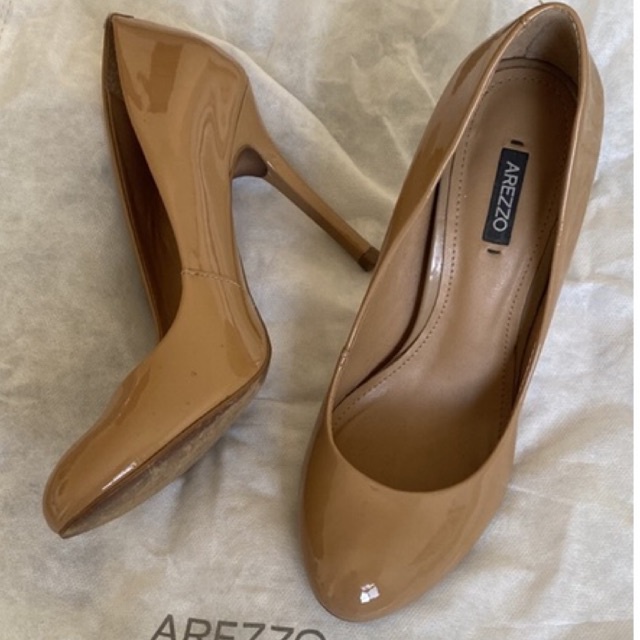 Arezzo best sale scarpin nude