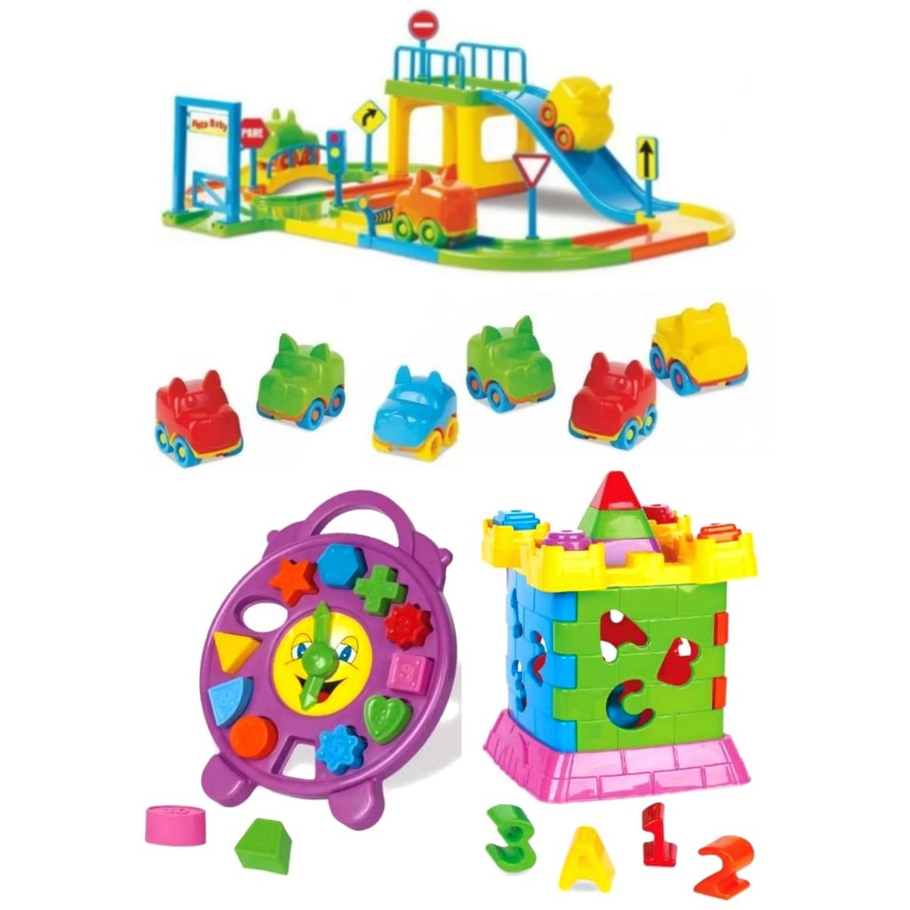 Brinquedos Educativos Infantil Pecinhas De Montar E Desmontar Didático