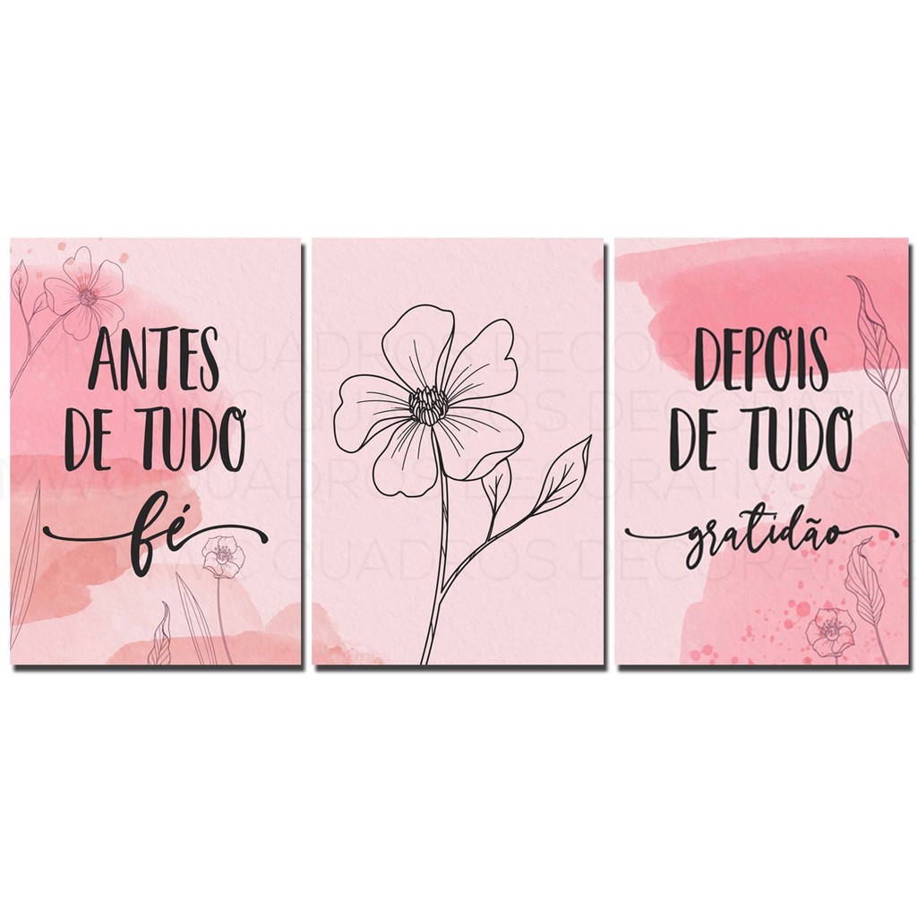 Quadro decorativo 3 peças Deus do game jogos frases legais decoração - Ana  Decor - Quadro Decorativo - Magazine Luiza