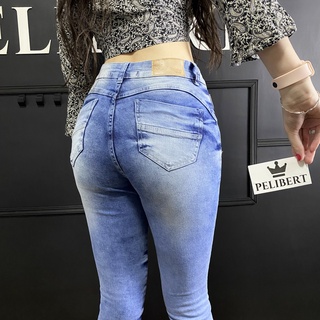 Calça Capri Feminina Jeans Com Licra Cintura Alta Com Efeito Levanta Bumbum  35 - Preto