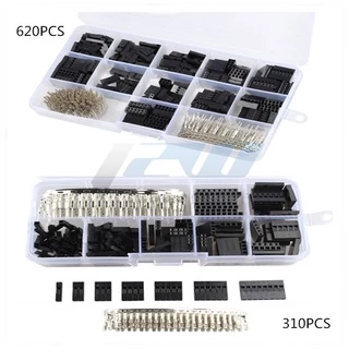 620 Pcs/310 2.54mm DuPont jumper connector shell Com kit terminal