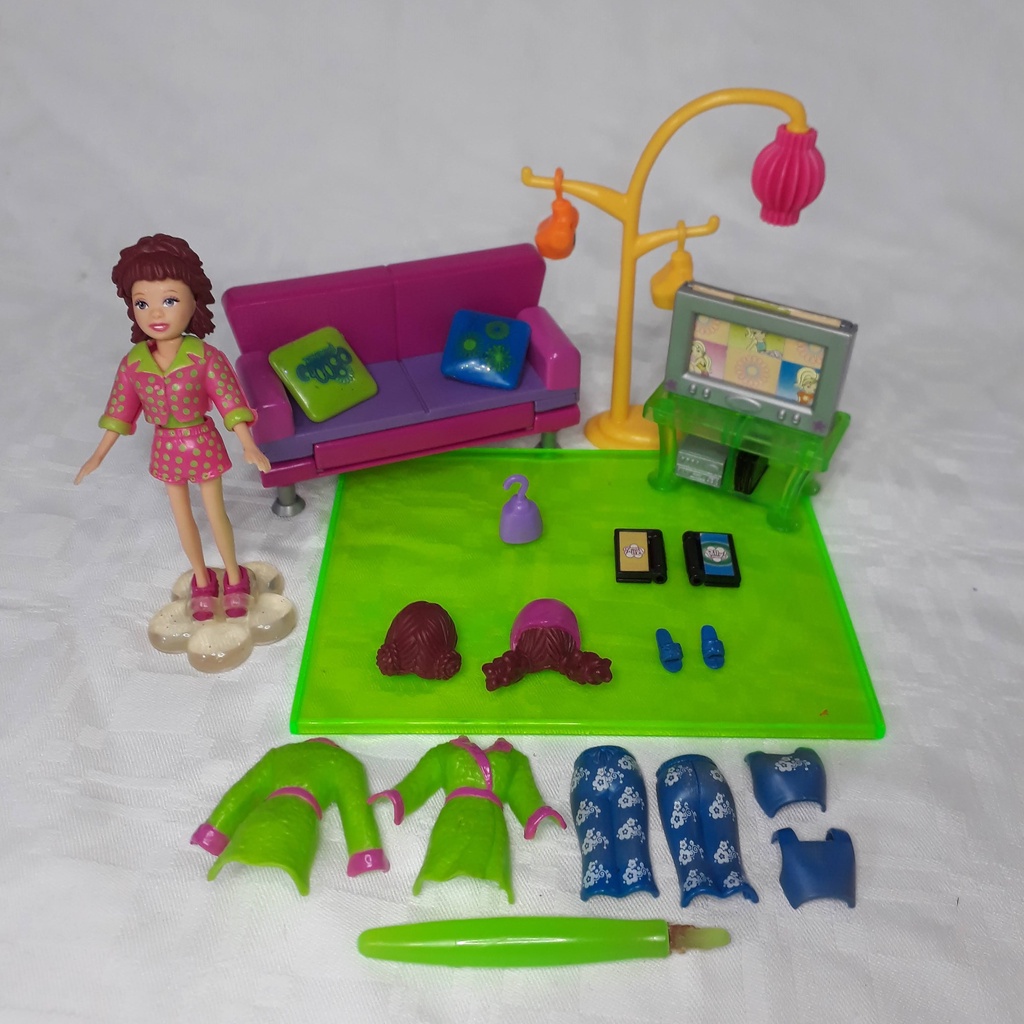 Boneca Polly Que Muda de Roupa Fácil, Brinquedo Polly Pocket Usado  81362020