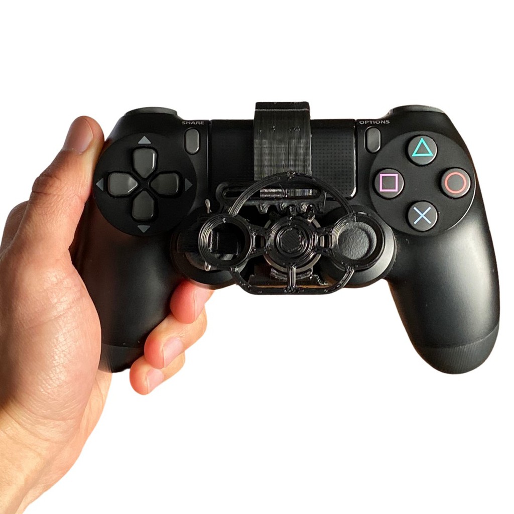 Mini Volante Controle PS4 Playstation Jogos De Corrida Forza Envio Imediato Pronta Entrega Preto