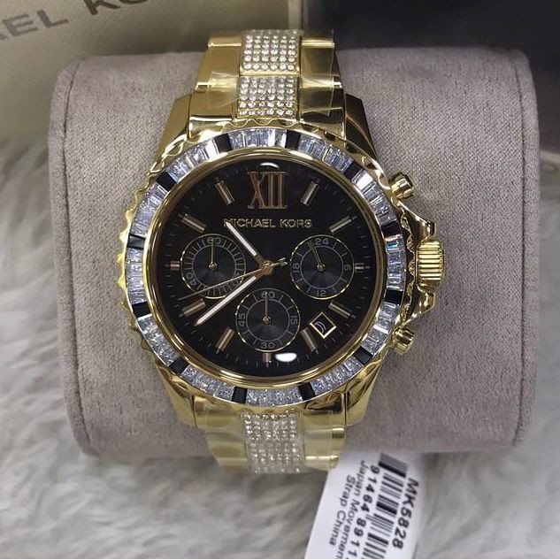 Relogio michael kors sales cravejado