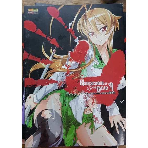 Manga High School Of The Dead Completo Lacrado Vol 1 A 7 - Escorrega o Preço