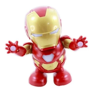 Boneco Homem de Ferro - Som Luz e Movimento Dance Hero - Iron Man Vingadores