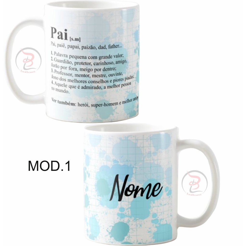 Caneca Pai Significado  Elo7 Produtos Especiais