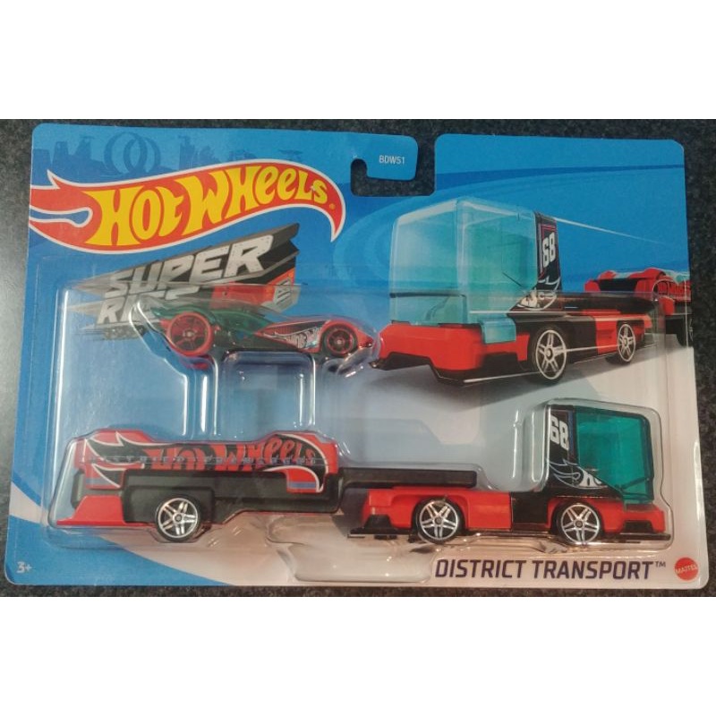 Caminhão de Transporte Hot Wheels com Carrinho - Super Rigs