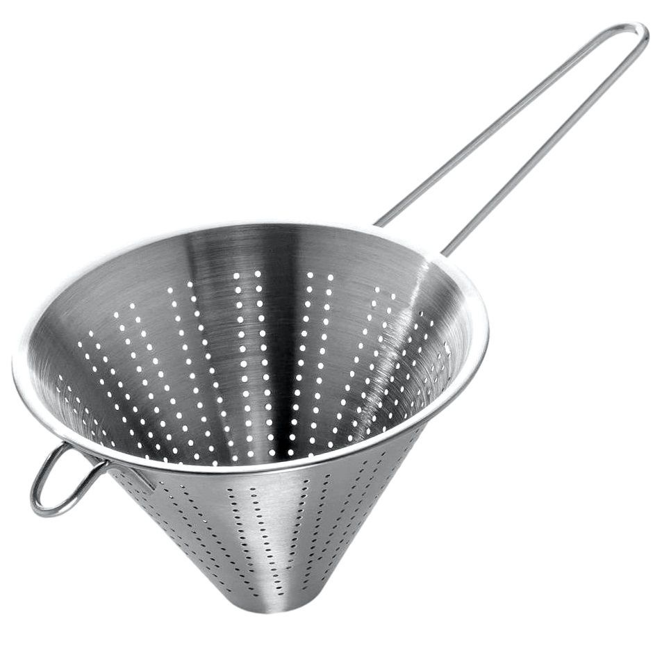 Peneira Cônica Passador Chinoy em Aço Inox Grande | Shopee Brasil